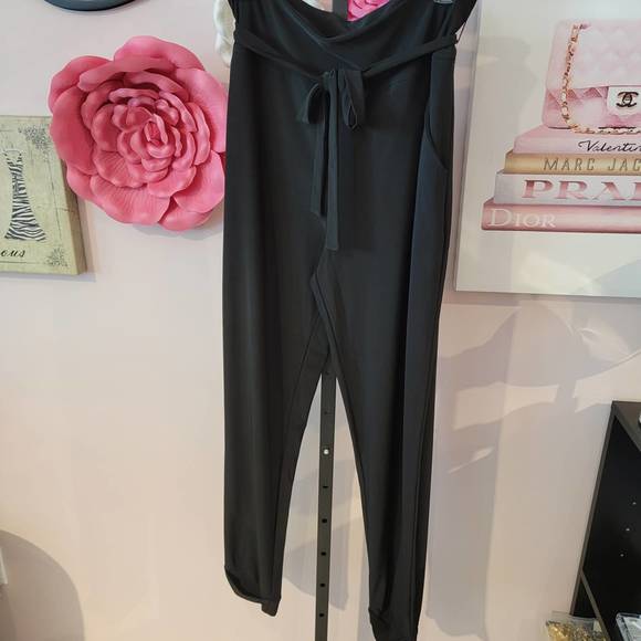 NEW COMPLI K front tie black pant in black - Picture 1 of 1